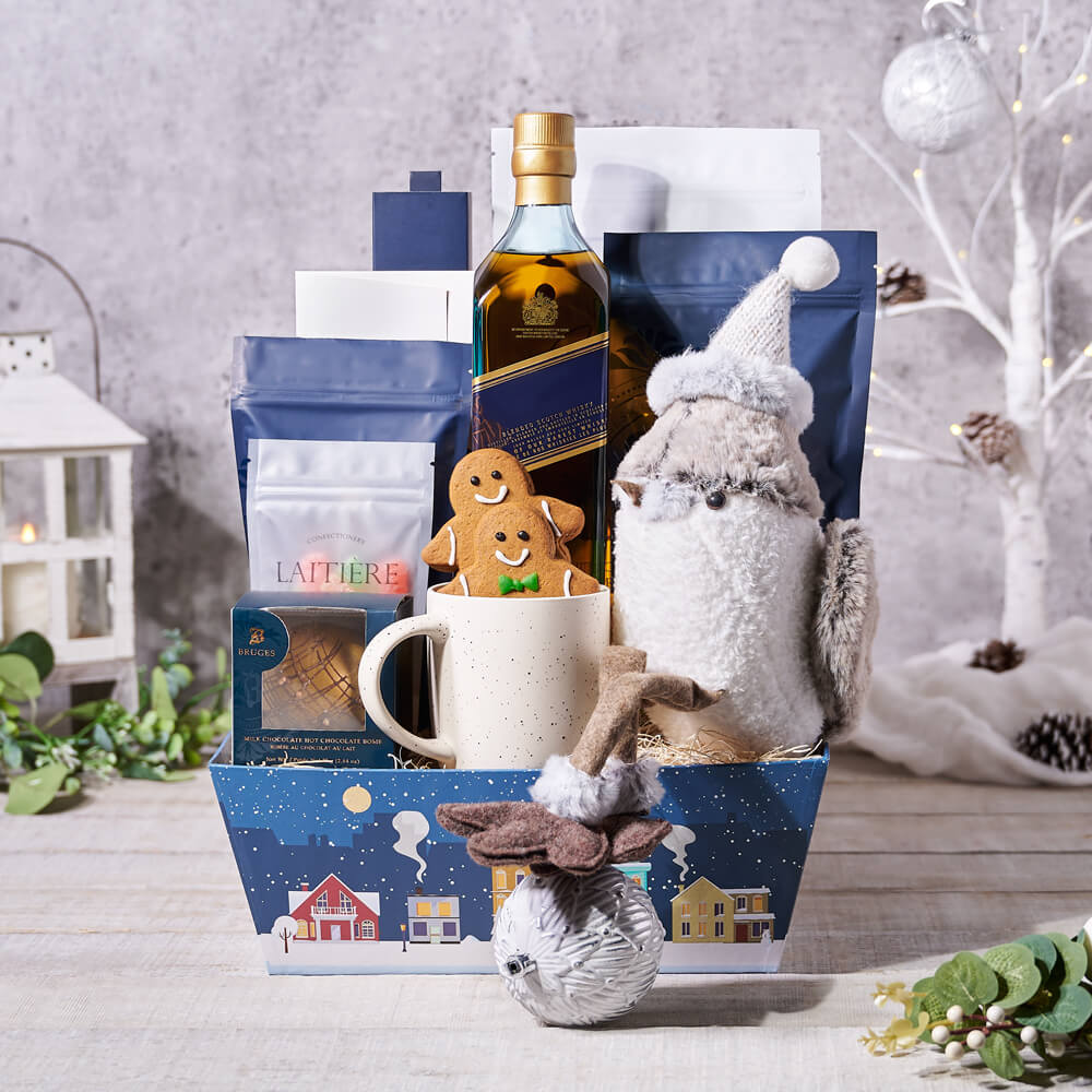 "And All Through the House"� Liquor Gift Basket