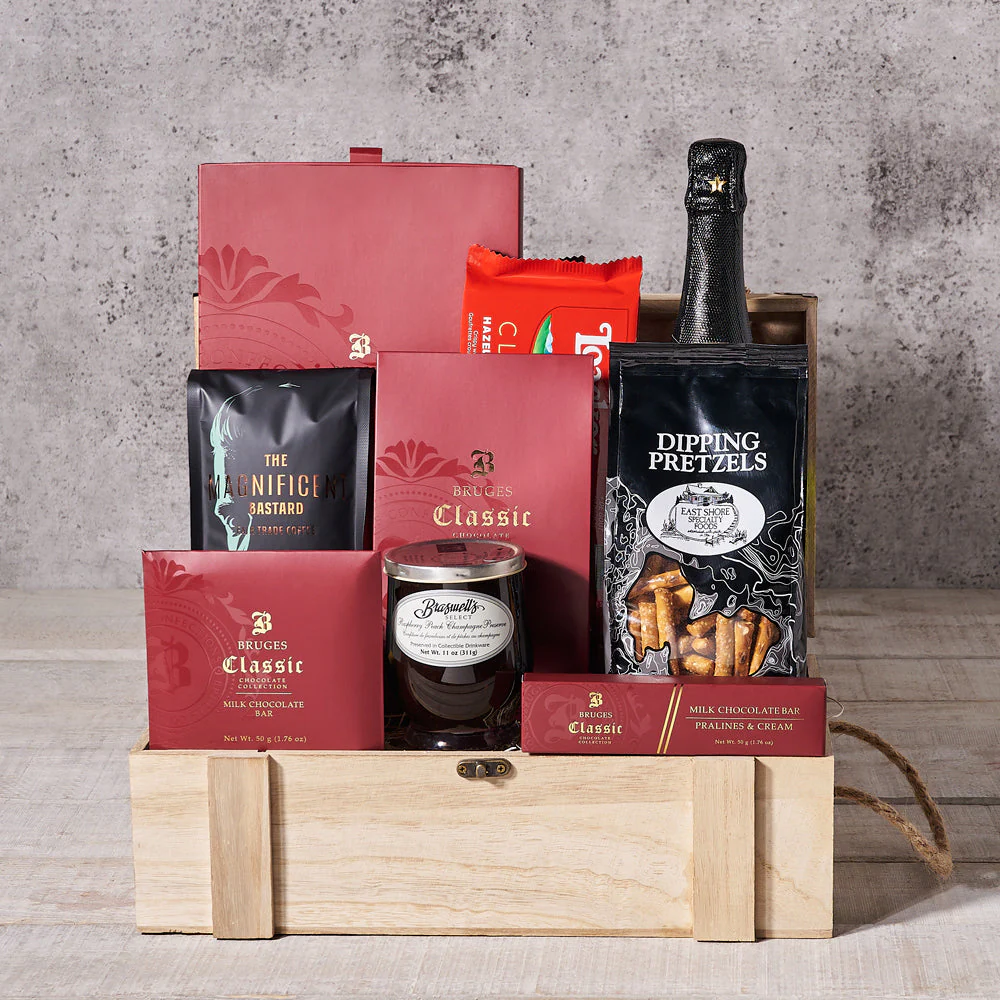 Champagne & Chocolate Gift Basket
