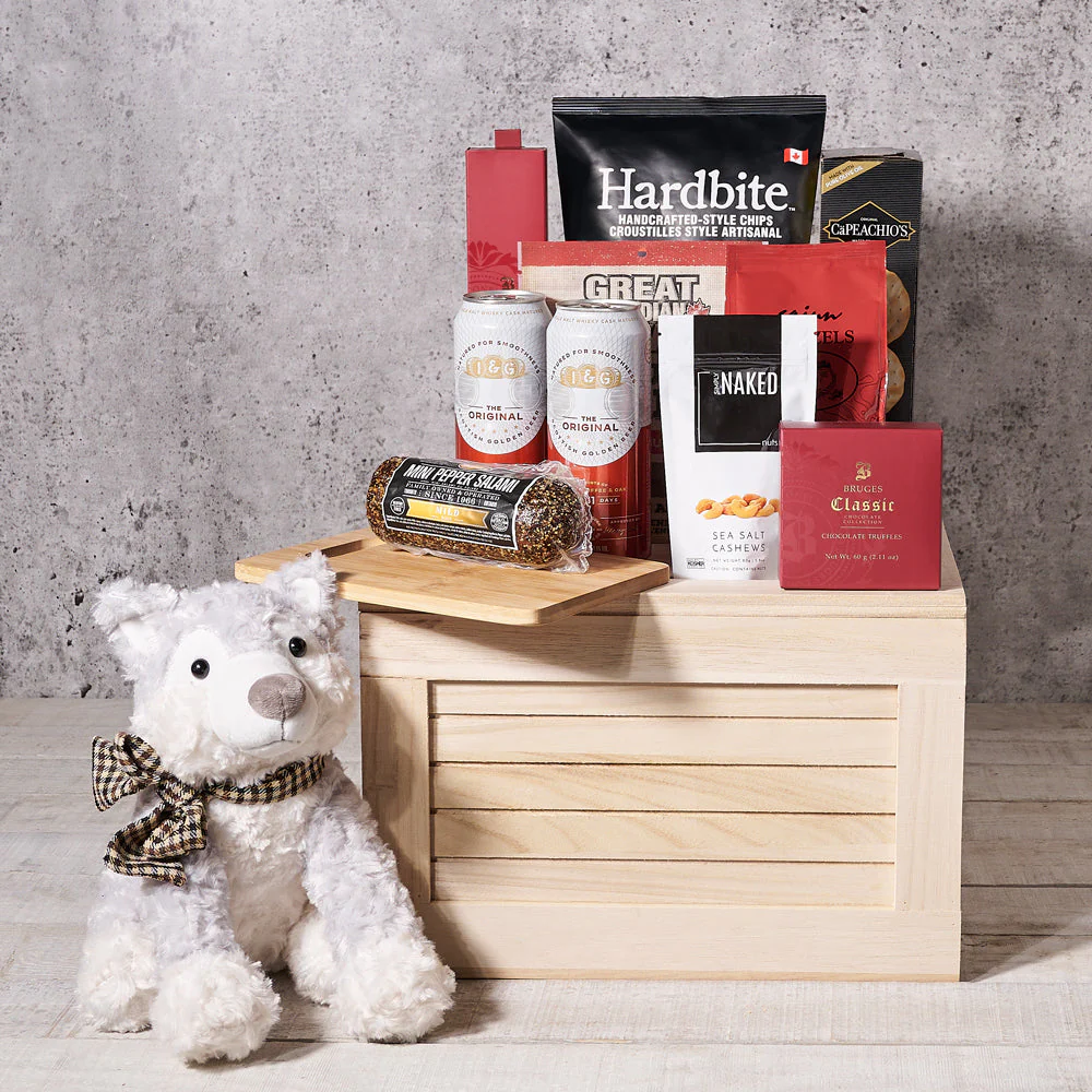 "I Woof You"� Beer & Snacks Crate