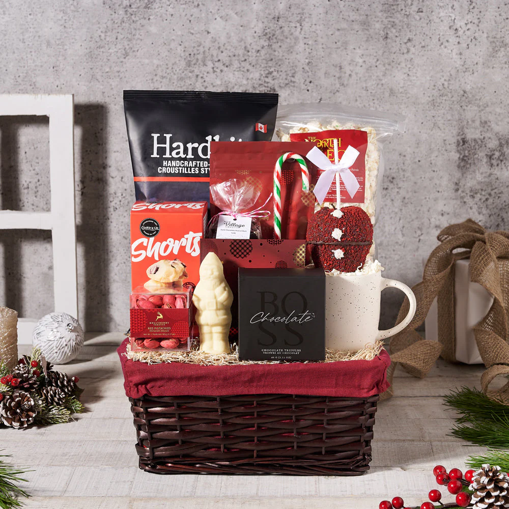 It's Christmastime Snacking Basket