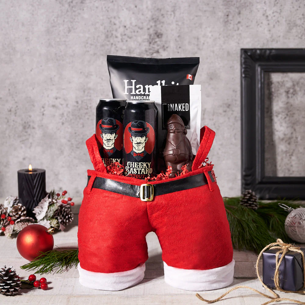 Merry Christmas Craft Beer & Snacks Gift Set
