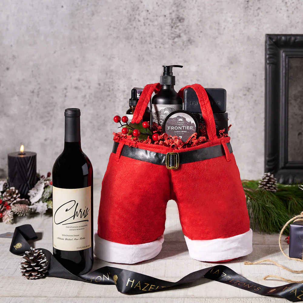 Santa's Shave & Wine Gift Set