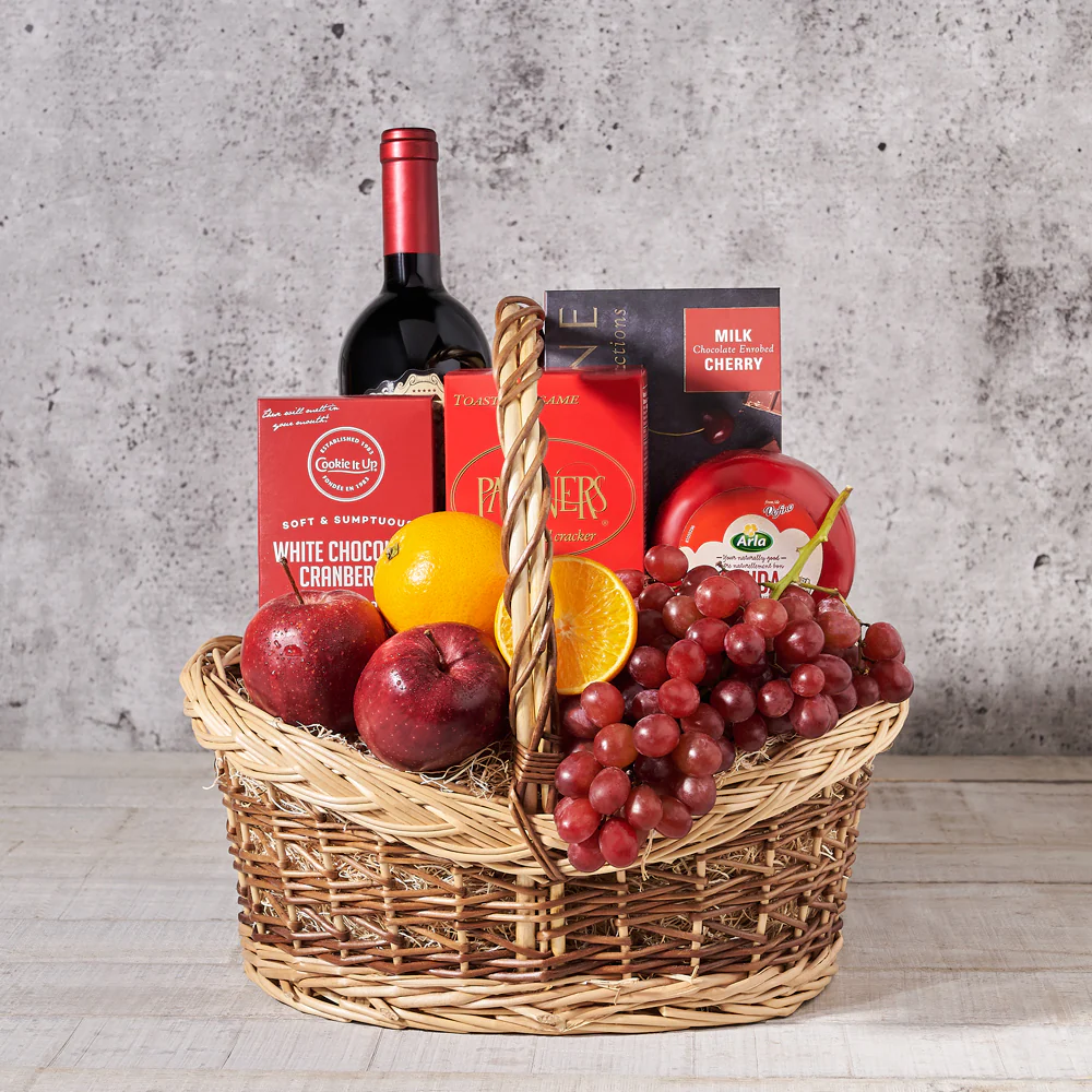 The Bountiful Market Wine Gift Basket
