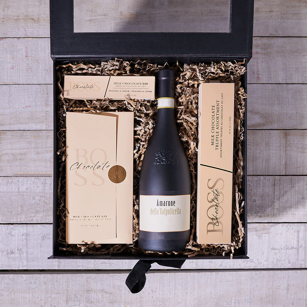 The Chocolate Lover's Wine Gift Set