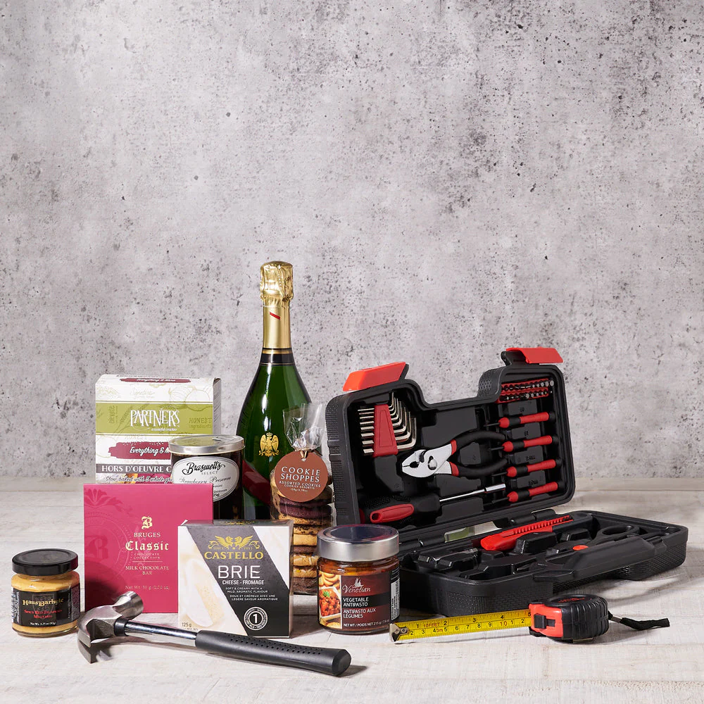 The Craftsman's Utility Champagne & Snack Set